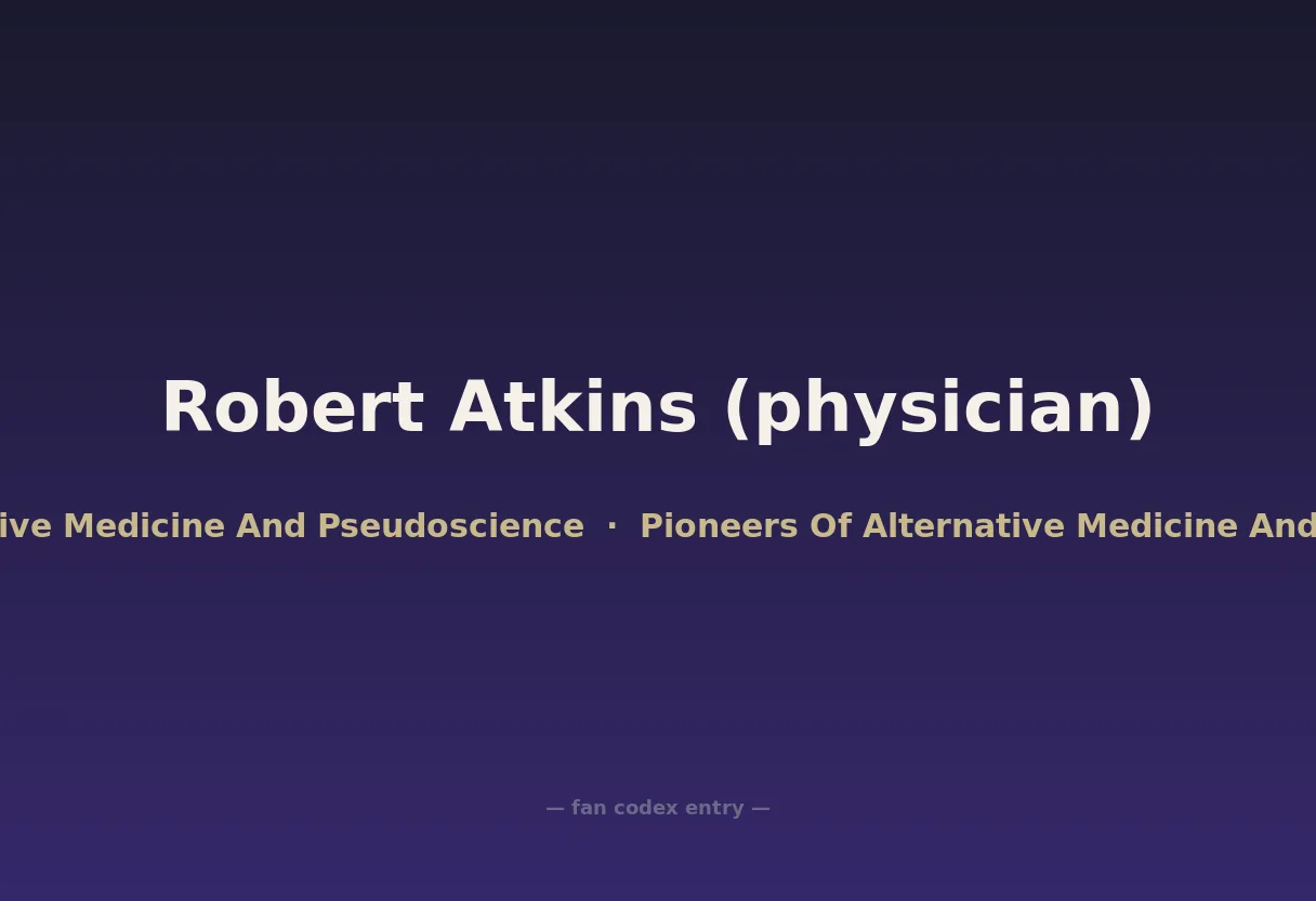 Robert Atkins (physician)