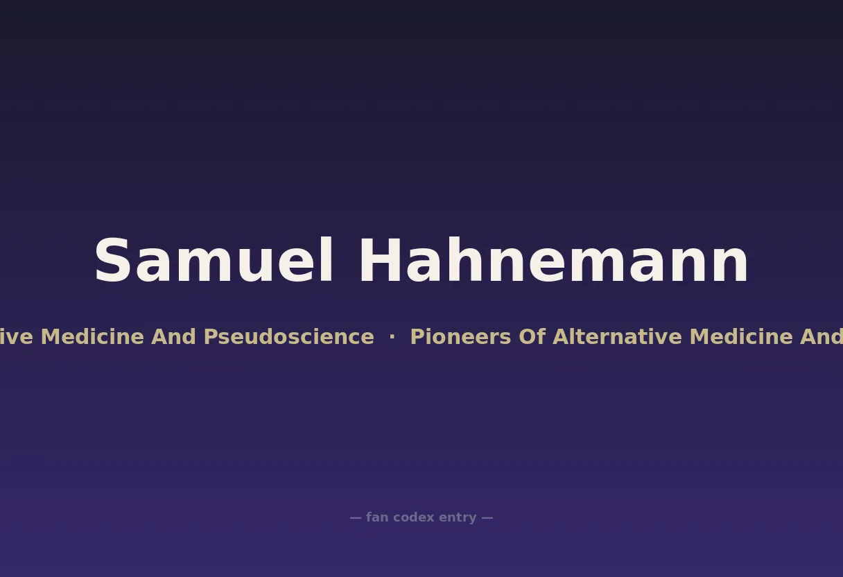 Samuel Hahnemann